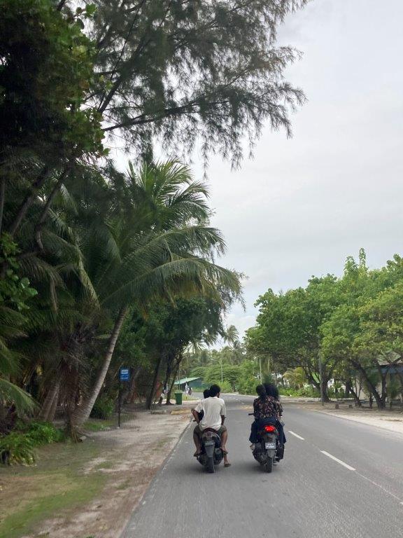 Cycling around the island